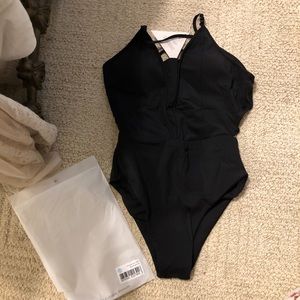 NWT Buffbunny Venice One Piece Onyx Black Extra Small XS